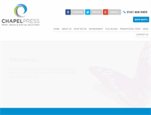 Tablet Screenshot of chapelpress.com